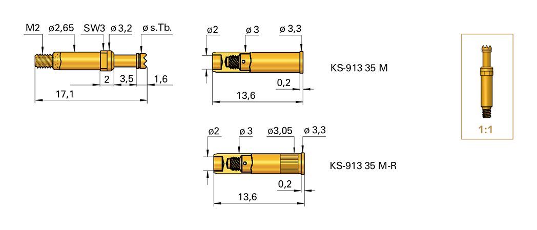 Hochstromstift HSS 520 306 230 A 1502 M Artikel INGUN